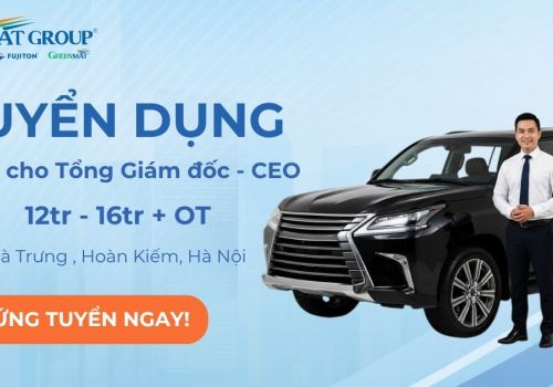 [TONMAT GROUP TUYỂN DỤNG] - NHÂN VIÊN LÁI XE VĂN PHÒNG