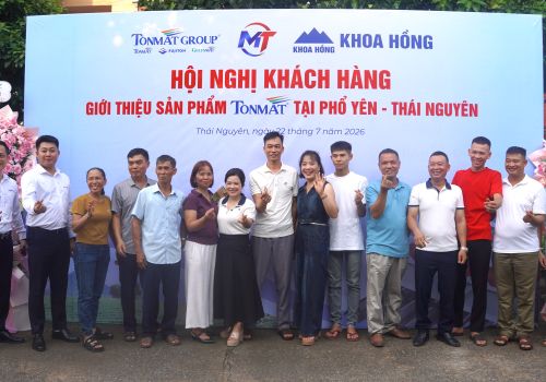 TONMAT GROUP TỔ CHỨC HỘI NGHỊ KHÁCH HÀNG TẠI THÁI NGUYÊN: KẾT NỐI GIÁ TRỊ – ĐỒNG HÀNH PHÁT TRIỂN