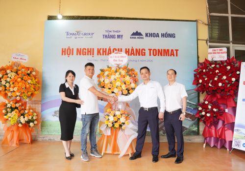 TONMAT GROUP ĐỒNG HÀNH CÙNG THỢ THẦU XÂY DỰNG TẠI THÁI NGUYÊN