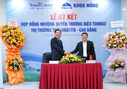 TONMAT nhượng quyền thương hiệu tại Thái Nguyên